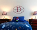 Customized Name Frame Wall Decal For Nursery